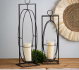 OVERSIZED SCONCE HOLDER SET 2