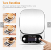 Digital Kitchen Food Diet Scale, Multifunction Weight Balance 22lbs 1g Stainless Steel Postal Balance Measuring