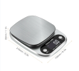 Digital Kitchen Food Diet Scale, Multifunction Weight Balance 22lbs 1g Stainless Steel Postal Balance Measuring