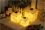 Christmas light box, LED light foldable decoration indoor and outdoor, Christmas light box gift decoration indoor and outdoor garden