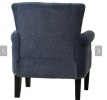 Accent Rivet Tufted Polyester Armchair ,Navy Blue