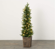 MEDIUM LED PINE TREE PLANTER