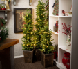 MEDIUM LED PINE TREE PLANTER