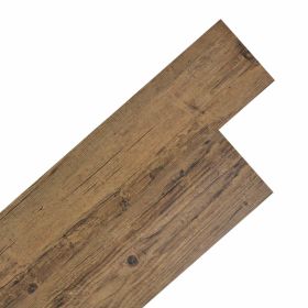 Self-adhesive PVC Flooring Planks 54 ft¬≤ 0.08" Walnut Brown