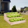 3 Tier Wooden Raised Garden Flower Vegetables Bed