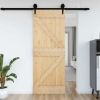 Door NARVIK 27.6"x82.7" Solid Wood Pine