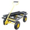 Wagon Cart Garden cart trucks make it easier to transport firewood