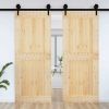 Door NARVIK 35.4"x82.7" Solid Wood Pine