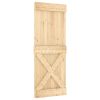 Door NARVIK 31.5"x82.7" Solid Wood Pine