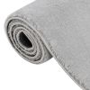 Washable Rug Soft Fluffy Short Pile 63"x90.6" Anti Slip Gray