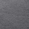 Washable Rug Fluffy Short Pile 63"x90.6" Anti Slip Anthracite