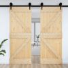 Door NARVIK 27.6"x82.7" Solid Wood Pine