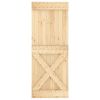 Door NARVIK 31.5"x82.7" Solid Wood Pine