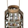 Decorative Lantern with Handle, Wooden Lantern for Indoor Outdoor, Home Garden Wedding