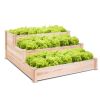 3 Tier Wooden Raised Garden Flower Vegetables Bed