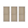 Sandy Forest Gold Foil Abstract 3-piece Canvas Wall Art Set