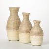 Natural Woven Vase Set Of 3