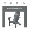 Wooden Outdoor Lounge Chair with Ergonomic Design for Yard and Garden