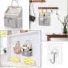 1pc Hanging Storage Bag; Wall Hanging Organiser Basket With Bathroom Pocket; Bedroom; Kitchen; Dormitory Dormitory; Essentials; RV Storage And Organiz